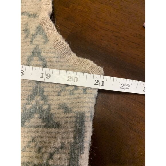 Woolrich Outdoor L Wool Aztec Winter Vest Woven Boho - Picture 5 of 7